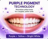 Purple Teeth Whitening Strips